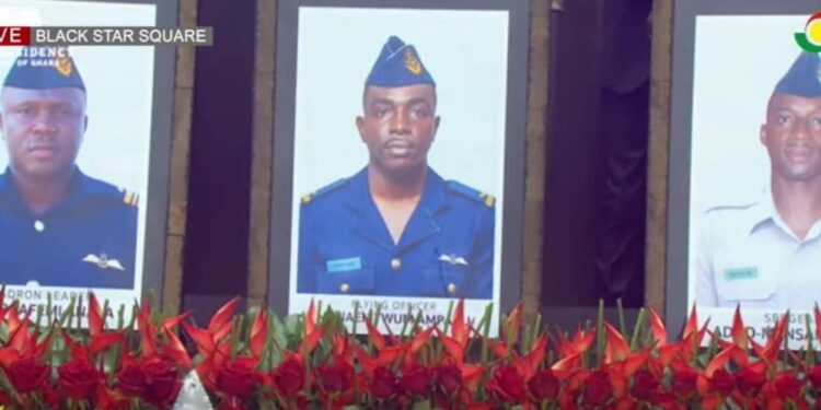 Helicopter crash: Mahama announces posthumous promotions to honour the three military officers