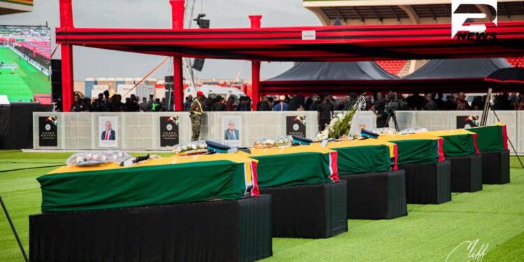 Livestream: Ghana holds state funeral for 6 victims of Adansi helicopter crash