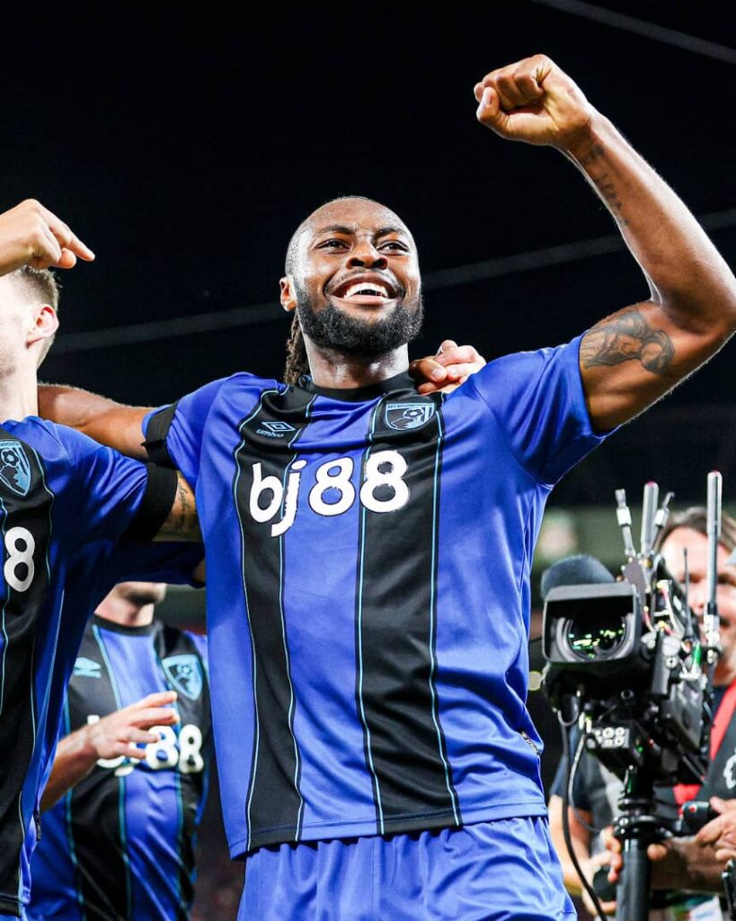 Antoine Semenyo receives racist abuse during Anfield match