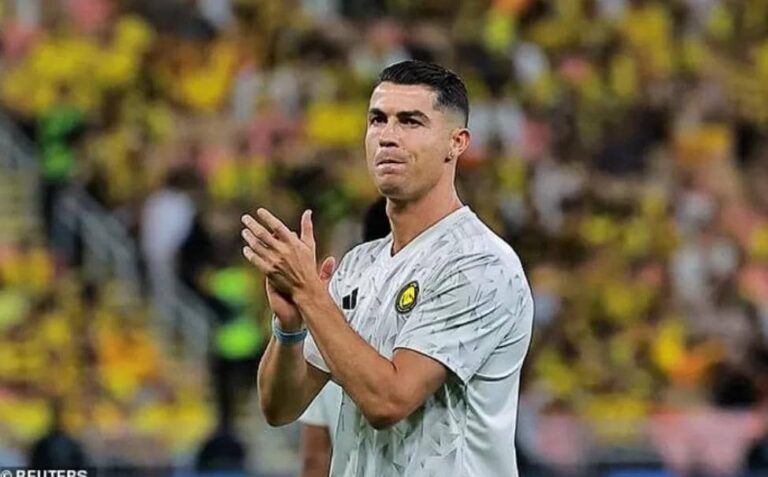 Cristiano Ronaldo appeared to dedicate a goal to his late father after scoring for Al-Nassr in a crucial Saudi Pro League clash on Friday night.