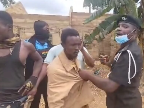 LANDLORD, THREE OTHERS ARRESTED FOR ENGAGING IN ILLEGAL MINING ACTIVITIES ON THE COMPOUND OF A FENCED HOUSE AT OSINO