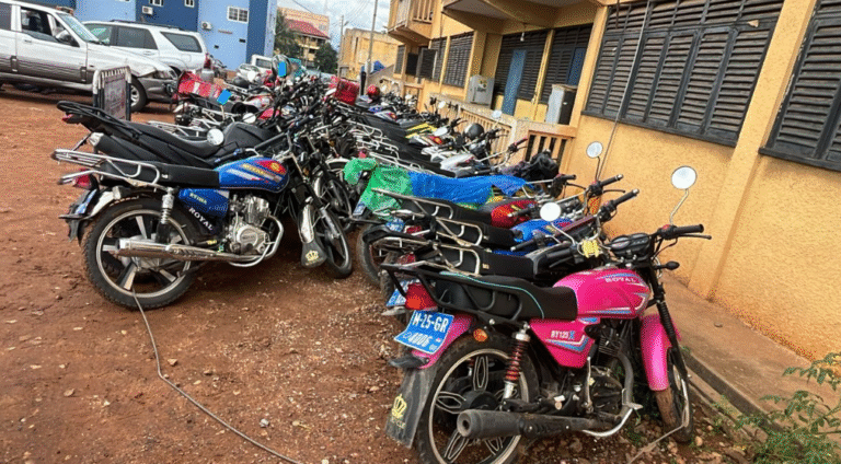 Motorcyclists who went on a demonstration at the police arrested