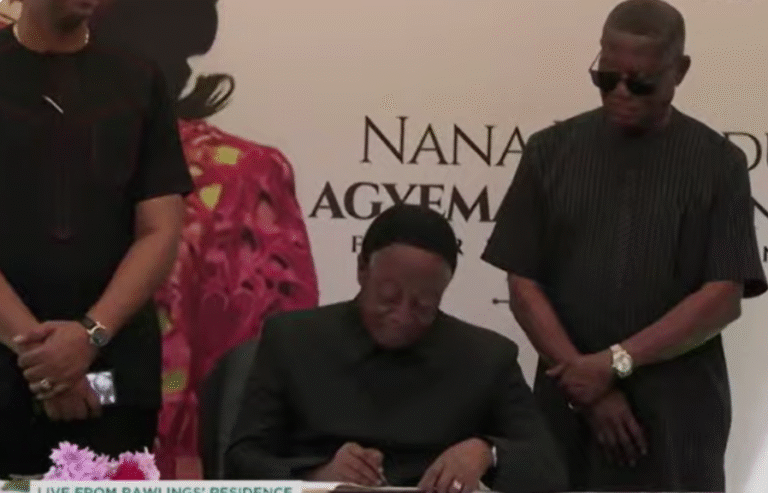 Tributes pour in as book of condolence opens for Nana Konadu