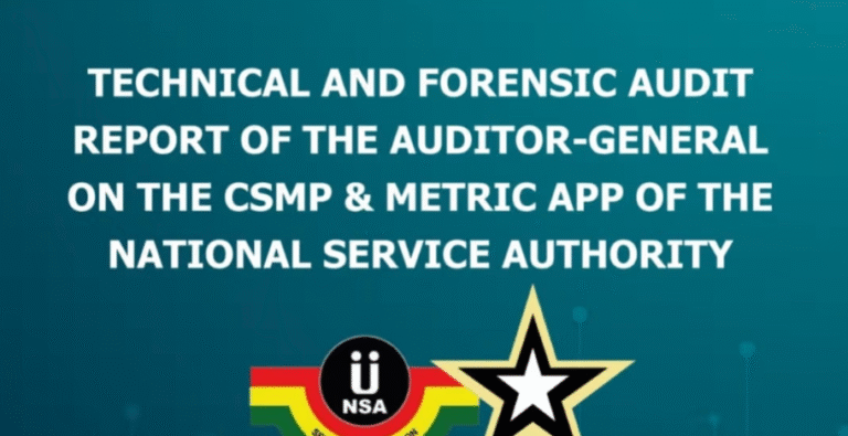 Full Report: Auditor-General’s forensic audit into operations of National Service Authority
