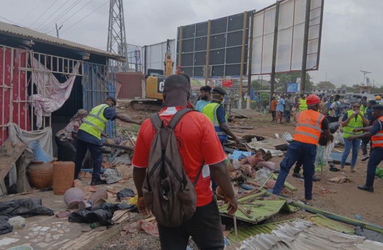 TMA demolishes illegal structures near govt installations