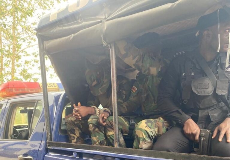 Prestea: Two suspected Soldiers arrested in attempted robbery at Chinese mine
