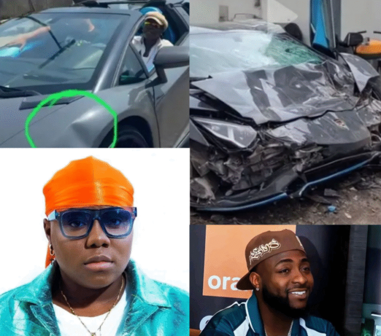 Teni has reportedly been involved in an accident with Davido’s newly gifted Lamborghini.