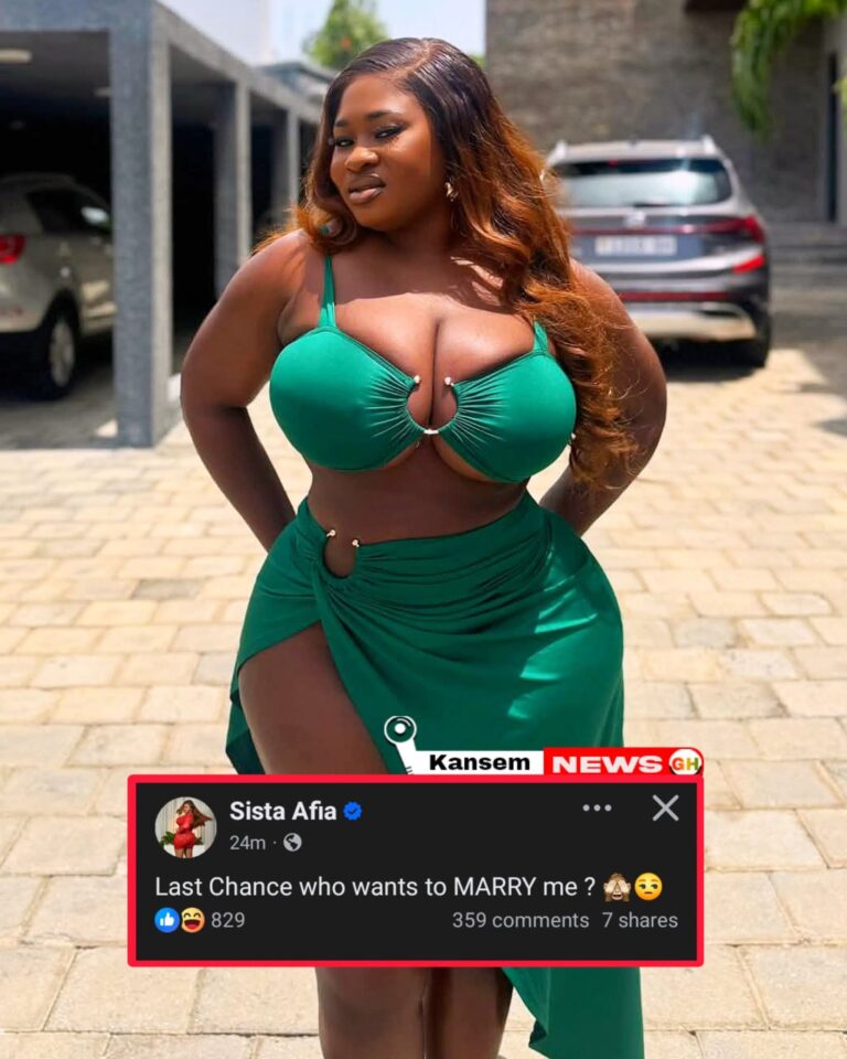 Last Chance; Who Wants to Marry Me?” – Sista Afia Playfully Asks Fans After being single for years.