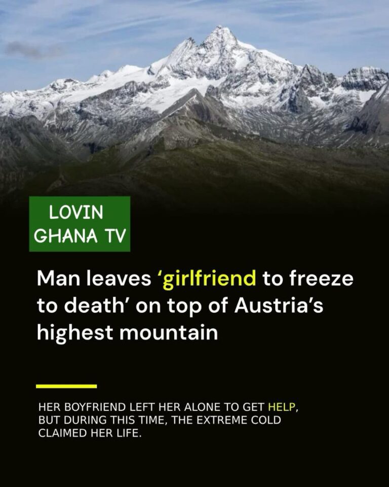 A man who left his girlfriend alone for nearly seven hours on Austria’s highest mountain to get help has been charged with manslaughter after she froze to death.