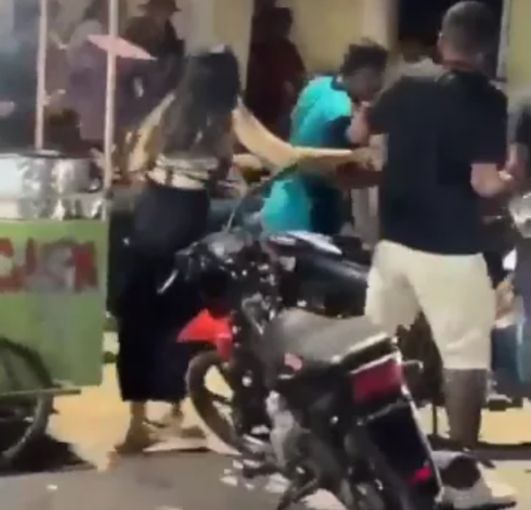 Moment husband butchers his wife and her boyfriend