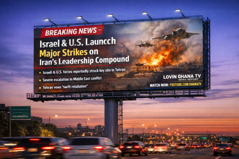 BREAKING NEWS — Israel and U.S. Launch Major Strikes on Iran’s Leadership Compound