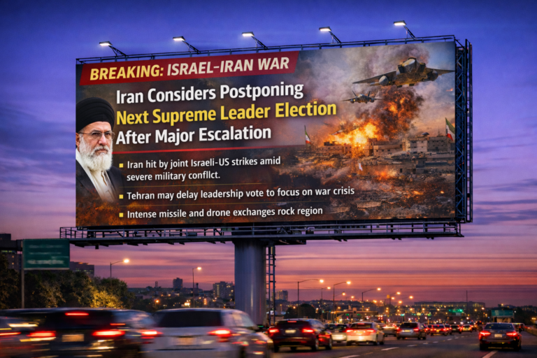 BREAKING: Israel-Iran War — Iran Considers Postponing Next Supreme Leader Election After Major Escalation