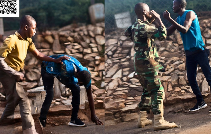 University of Ghana Security Personnel Caught on Video Allegedly Beating a Man on Campus.